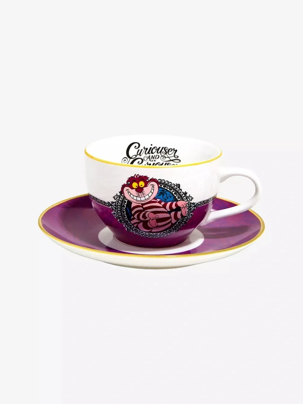 Disney Alice In Wonderland 4 piece Tea Cup Set